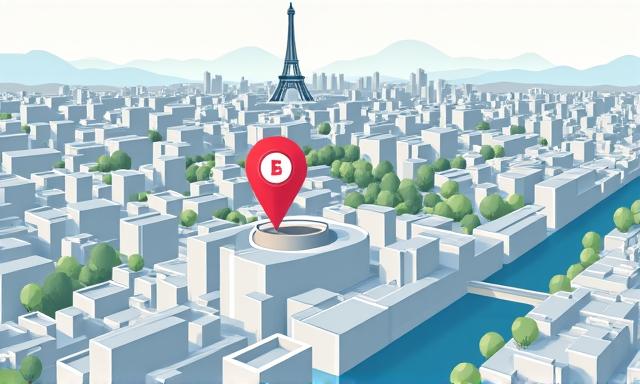 Carte de localisation avec l'adresse de EasyDeal à Paris